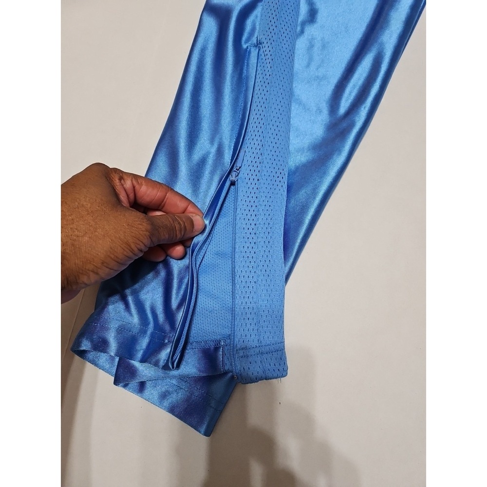 Nike Dri Fit Athletic Pants Mens XL Blue Track Training Zip Hem - Picture 4 of 8